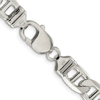 FJC Finejewelers 925 Sterling Silver Flat Anchor Chain 22 Inches x 9.5 mm