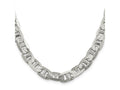 FJC Finejewelers 925 Sterling Silver Flat Anchor Chain 22 Inches x 9.5 mm