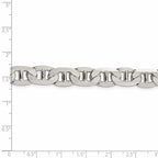 FJC Finejewelers 925 Sterling Silver Flat Anchor Chain 24 Inches x 9.5 mm