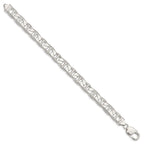 FJC Finejewelers 925 Sterling Silver Flat Anchor Bracelet Chain 8 Inches x 9.5 mm