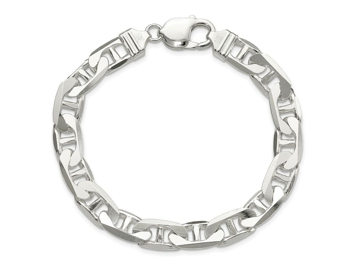 FJC Finejewelers 925 Sterling Silver Flat Anchor Bracelet Chain 8 Inches x 9.5 mm
