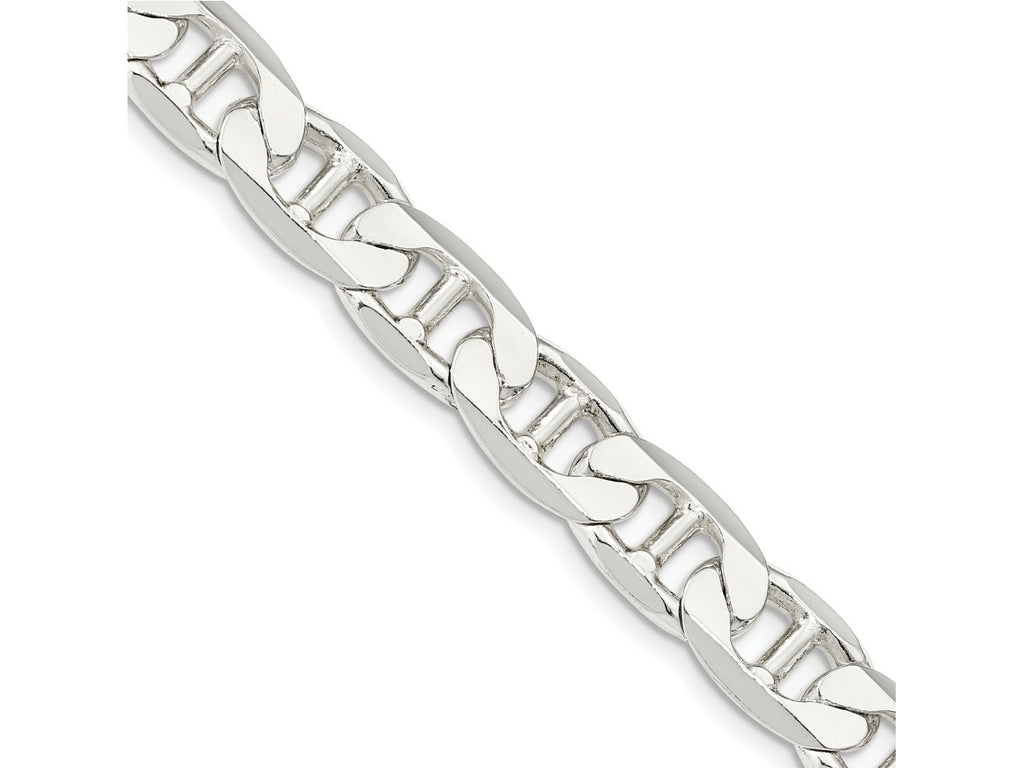 FJC Finejewelers 925 Sterling Silver Flat Anchor Bracelet Chain 9 Inches x 9.5 mm
