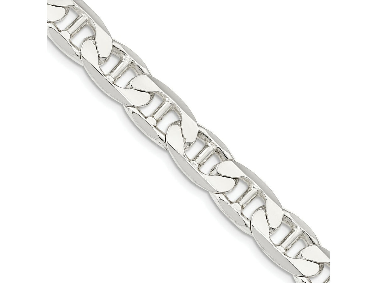 FJC Finejewelers 925 Sterling Silver Flat Anchor Bracelet Chain 9 Inches x 9.5 mm