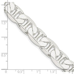 FJC Finejewelers 925 Sterling Silver Flat Anchor Chain 24 Inches x 11.5 mm