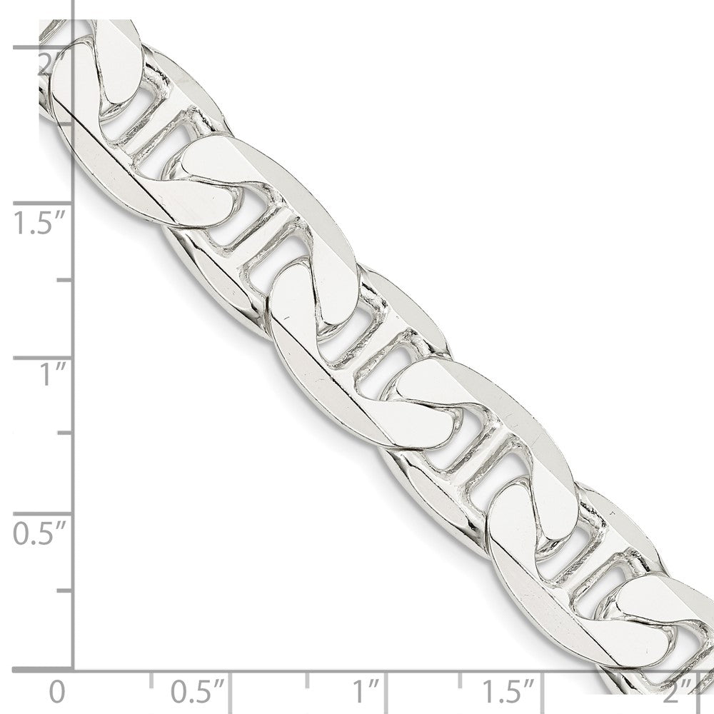 FJC Finejewelers 925 Sterling Silver Flat Anchor Chain 24 Inches x 11.5 mm