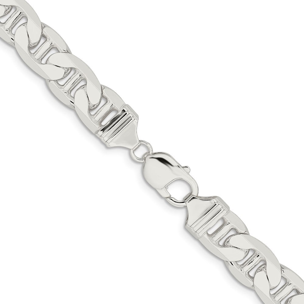 FJC Finejewelers 925 Sterling Silver Flat Anchor Chain 26 Inches x 11.5 mm
