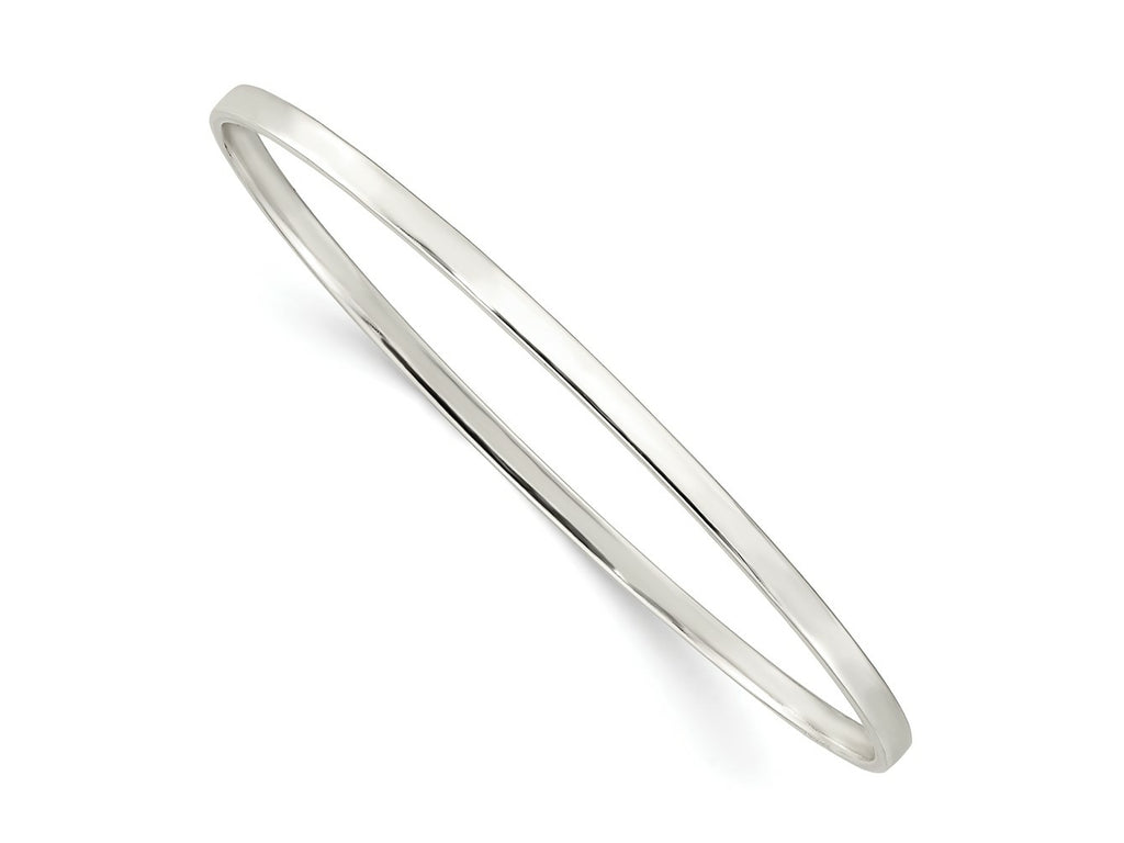 FJC Finejewelers 925 Sterling Silver Polished Slip-on Bangle 3 mm
