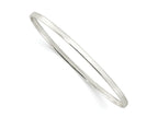 FJC Finejewelers 925 Sterling Silver Polished Slip-on Bangle 3 mm
