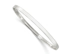 FJC Finejewelers 925 Sterling Silver Polished Slip-on Bangle 4 mm