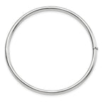 FJC Finejewelers 925 Sterling Silver Polished Hinged Round Bangle 3 mm