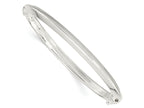 FJC Finejewelers 925 Sterling Silver Polished Hinged Bangle 4.5 mm