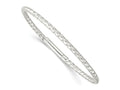 FJC Finejewelers 925 Sterling Silver Polished Flexible Weaved Bangle Bracelet 3 mm
