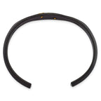 FJC Finejewelers 925 Sterling Silver Cuff Base Metal and Tri-color Black Hills Black Powder Coated Bangle 9 mm