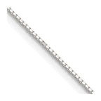 FJC Finejewelers 925 Sterling Silver 8 Sided Box Chain 24 Inches x 0.8 mm