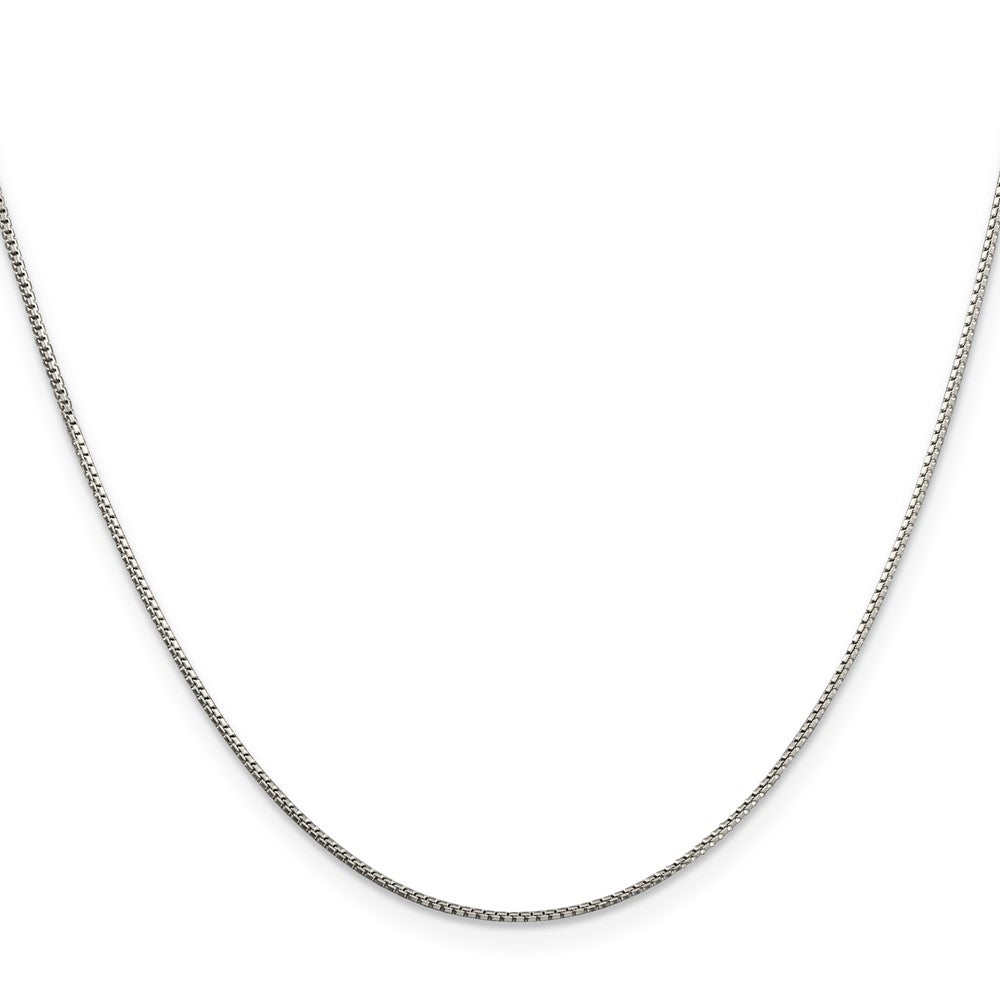 FJC Finejewelers 925 Sterling Silver 8 Sided Box Chain 24 Inches x 1 mm