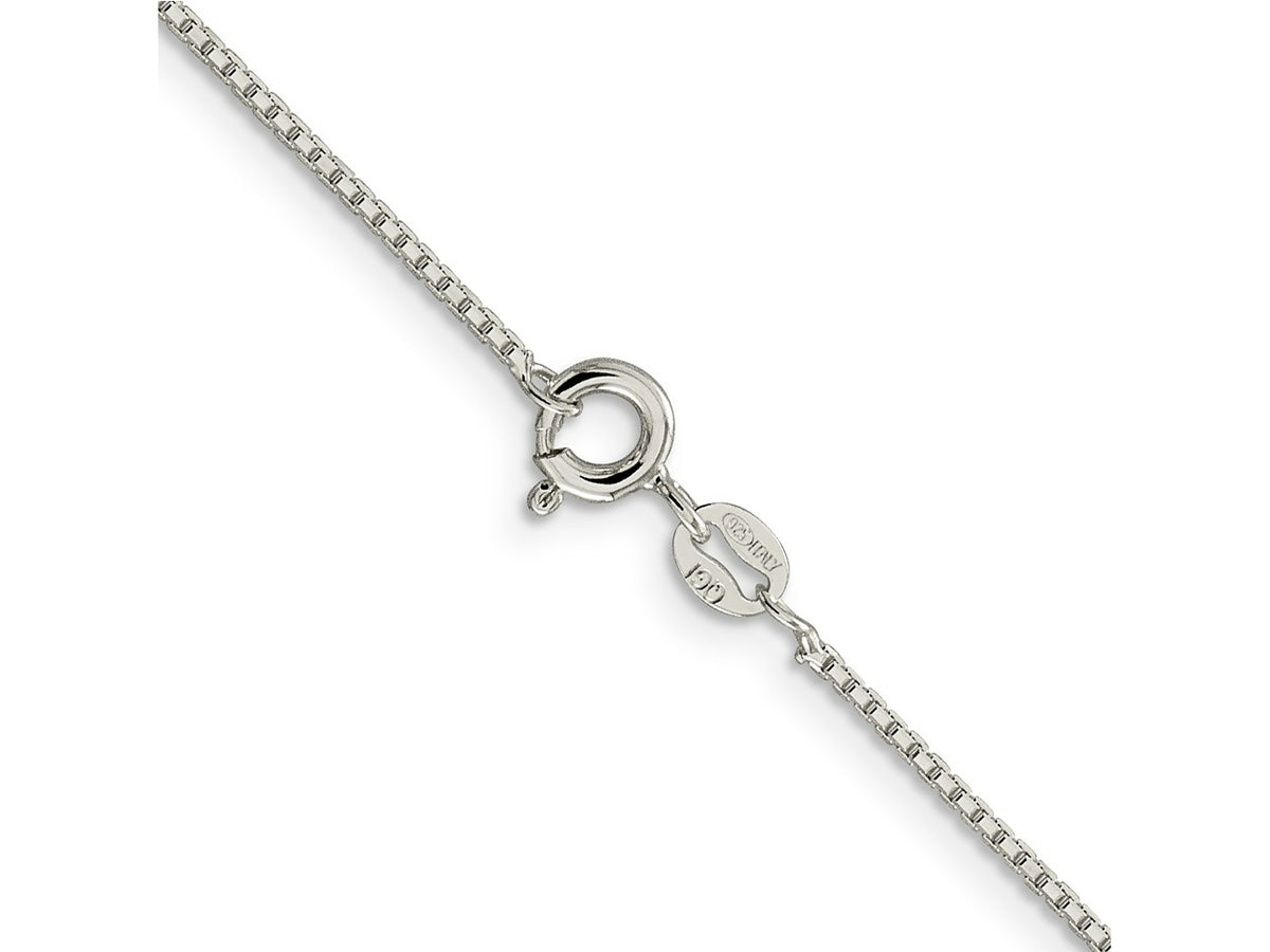 FJC Finejewelers 925 Sterling Silver 8 Sided Box Chain 18 Inches x 1.15 mm