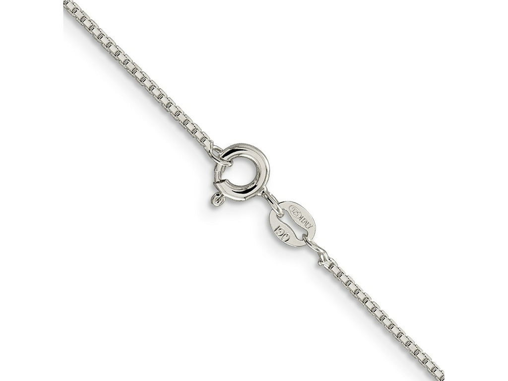 FJC Finejewelers 925 Sterling Silver 8 Sided Box Chain 20 Inches x 1.15 mm