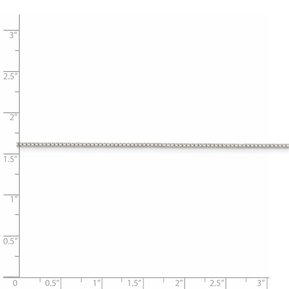 FJC Finejewelers 925 Sterling Silver 8 Sided Box Chain 24 Inches x 1.15 mm