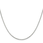 FJC Finejewelers 925 Sterling Silver 8 Sided Box Chain 30 Inches x 1.25 mm