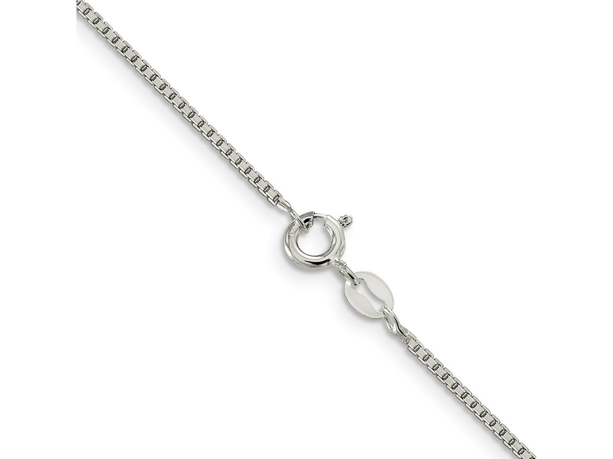 FJC Finejewelers 925 Sterling Silver 8 Sided Box Chain 30 Inches x 1.25 mm