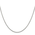 FJC Finejewelers 925 Sterling Silver 8 Sided Box Chain 18 Inches x 1.35 mm