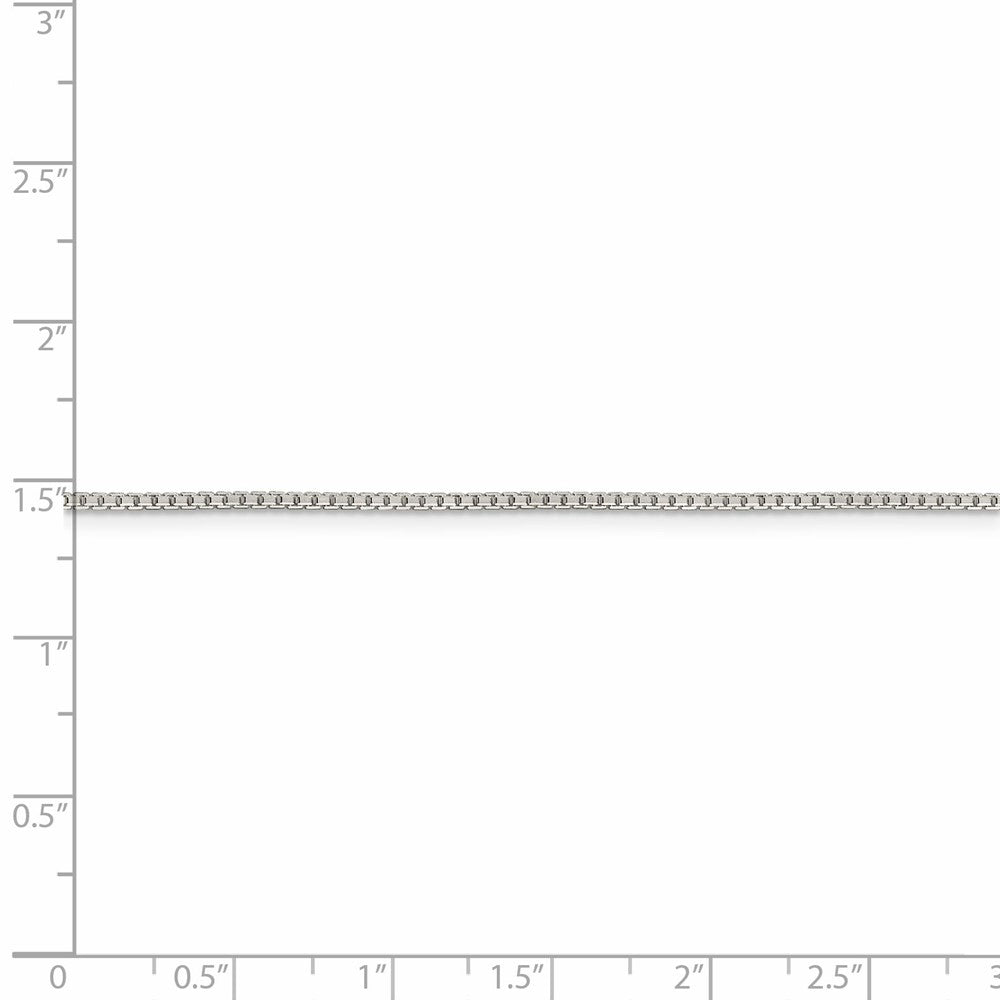 FJC Finejewelers 925 Sterling Silver 8 Sided Box Chain 20 Inches x 1.35 mm