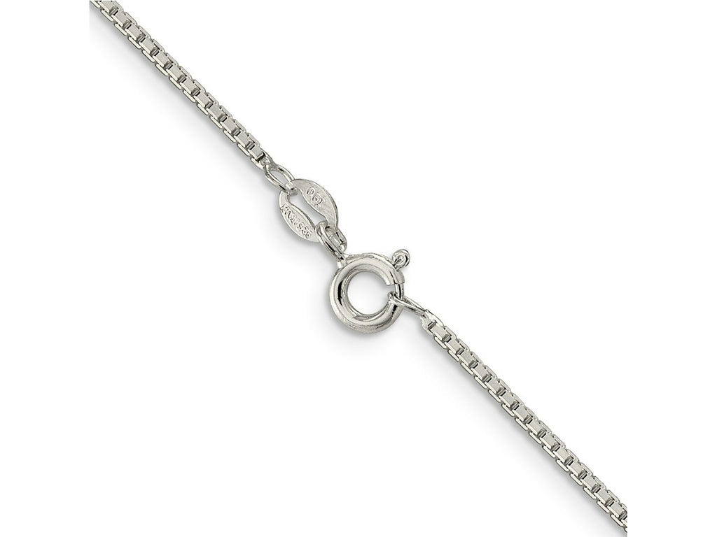 FJC Finejewelers 925 Sterling Silver 8 Sided Box Chain 20 Inches x 1.35 mm
