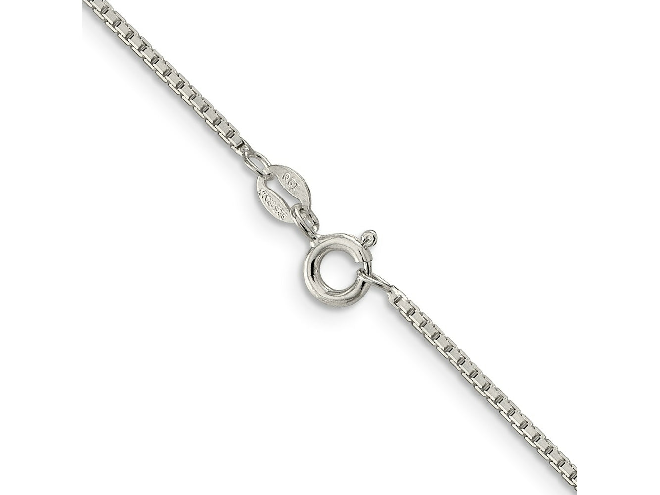 FJC Finejewelers 925 Sterling Silver 8 Sided Box Chain 20 Inches x 1.35 mm