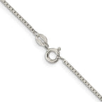 FJC Finejewelers 925 Sterling Silver 8 Sided Box Chain 24 Inches x 1.35 mm