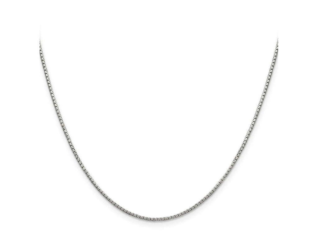 FJC Finejewelers 925 Sterling Silver 8 Sided Box Chain 30 Inches x 1.35 mm