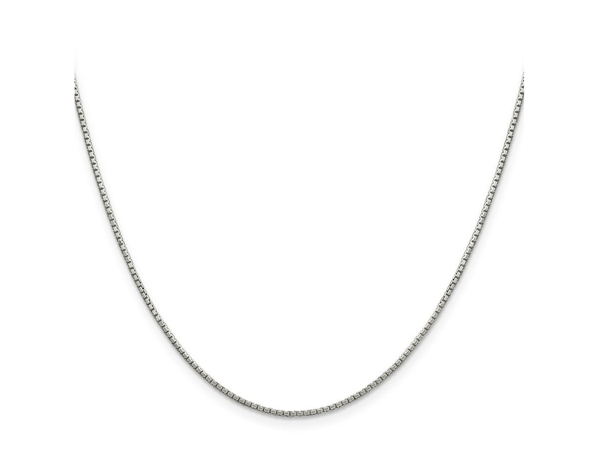 FJC Finejewelers 925 Sterling Silver 8 Sided Box Chain 30 Inches x 1.35 mm