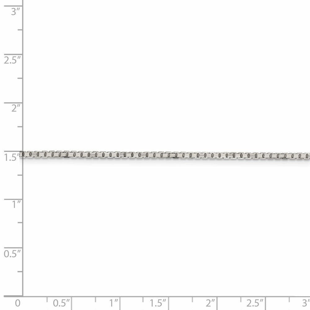 FJC Finejewelers 925 Sterling Silver 8 Sided Box Chain 18 Inches x 1.7 mm