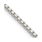 FJC Finejewelers 925 Sterling Silver 8 Sided Box Chain 18 Inches x 2 mm