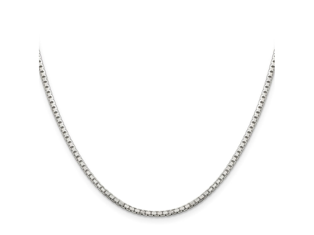 FJC Finejewelers 925 Sterling Silver 8 Sided Box Chain 30 Inches x 2 mm