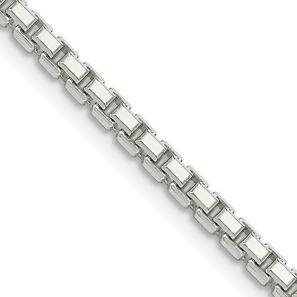 FJC Finejewelers 925 Sterling Silver 8 Sided Box Chain 18 Inches x 2.5 mm