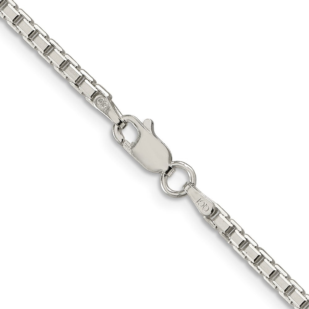 FJC Finejewelers 925 Sterling Silver 8 Sided Box Chain 18 Inches x 2.5 mm