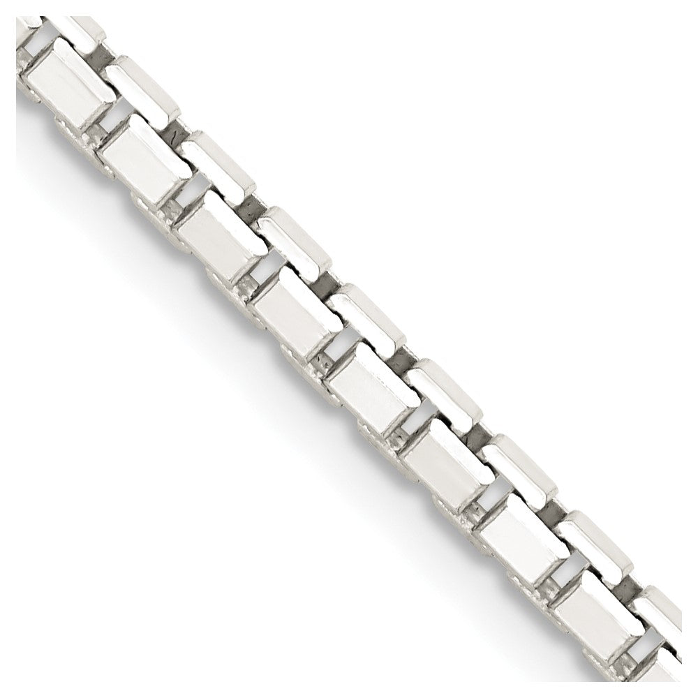 FJC Finejewelers 925 Sterling Silver 8 Sided Box Chain 28 Inches x 2.9 mm
