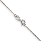 FJC Finejewelers 925 Sterling Silver .6 Box Chain Anklet 9 Inches x 0 mm