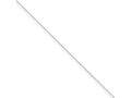 FJC Finejewelers 925 Sterling Silver .6 Box Chain Anklet 9 Inches x 0 mm