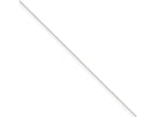 FJC Finejewelers 925 Sterling Silver .6 Box Chain Anklet 9 Inches x 0 mm