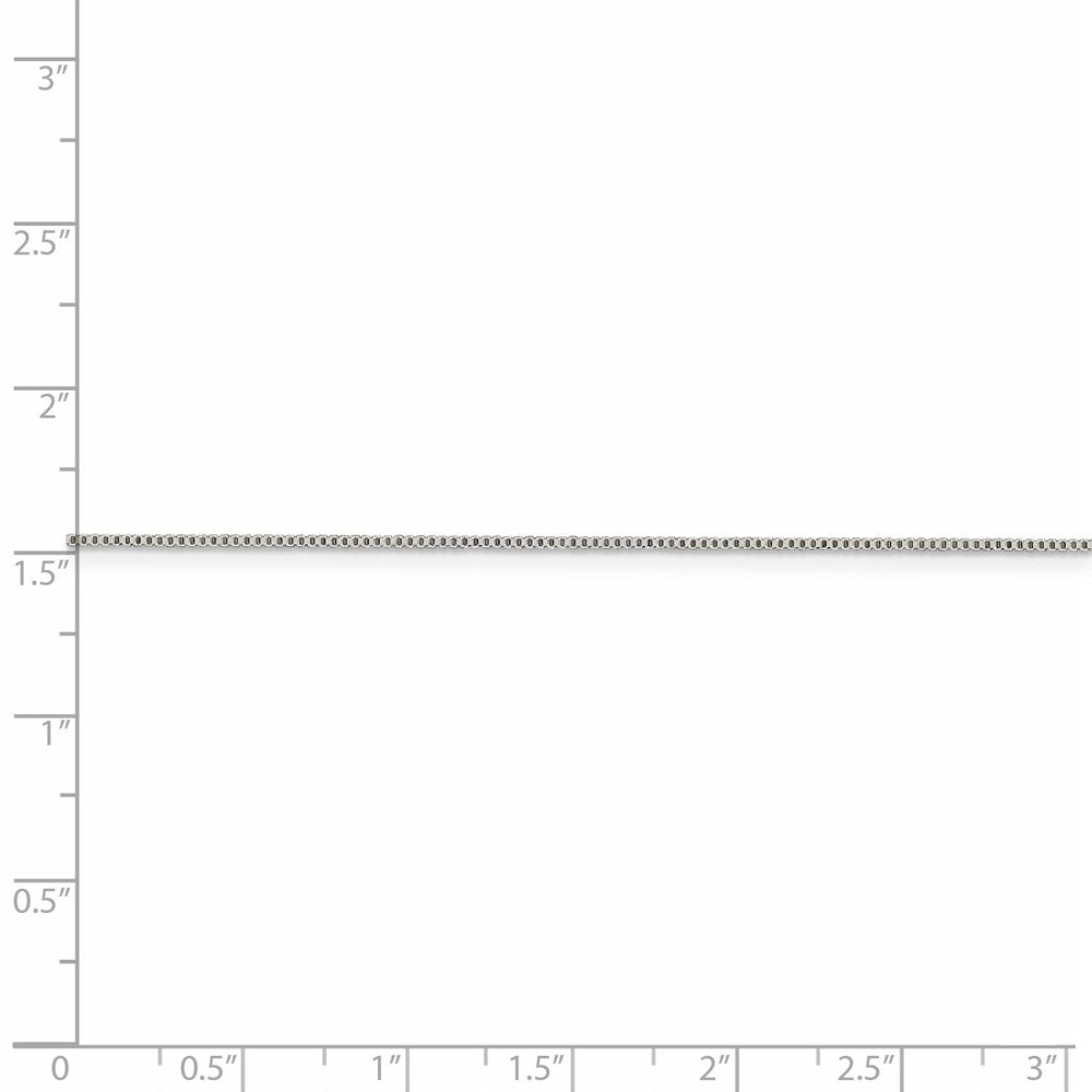 FJC Finejewelers 925 Sterling Silver Box Chain 20 Inches x 0.8 mm