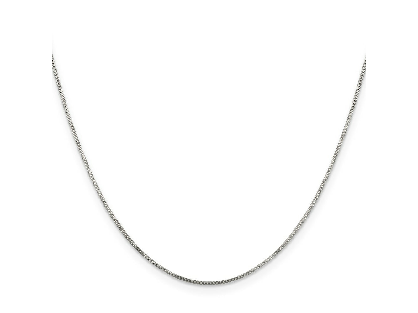 FJC Finejewelers 925 Sterling Silver Box Chain 26 Inches x 0.8 mm