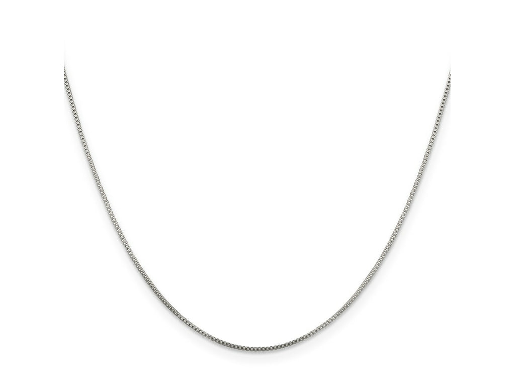 FJC Finejewelers 925 Sterling Silver Box Chain 28 Inches x 0.8 mm