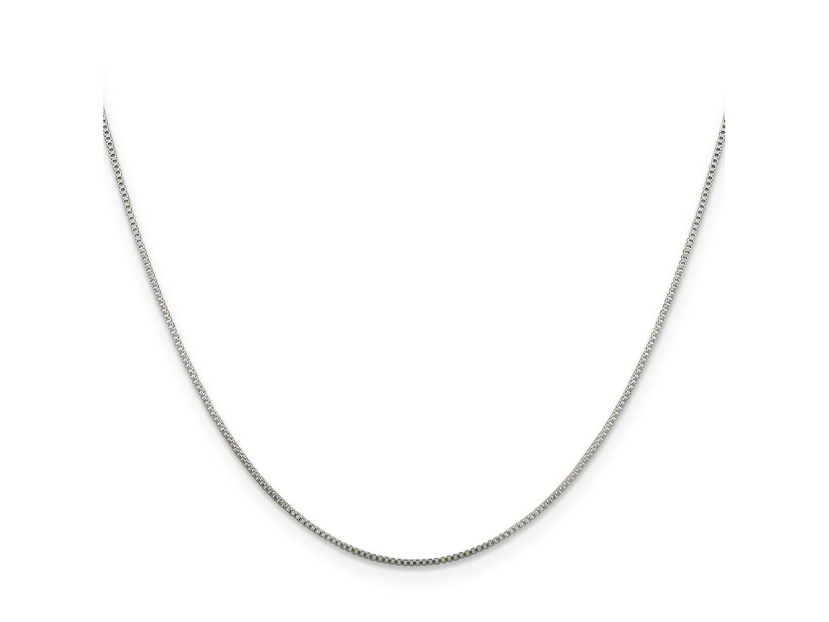FJC Finejewelers 925 Sterling Silver Box Chain 28 Inches x 0.8 mm