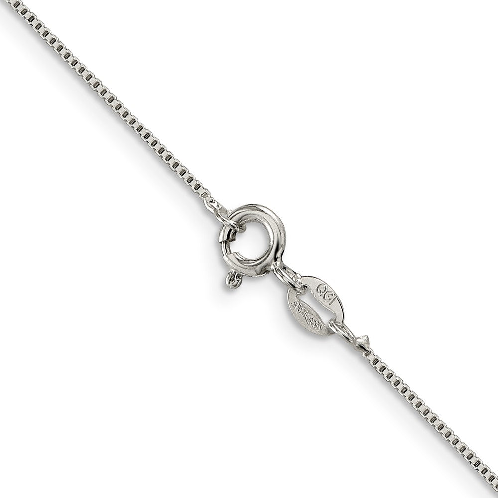 FJC Finejewelers 925 Sterling Silver .8 Box Chain Anklet 9 Inches x 0 mm