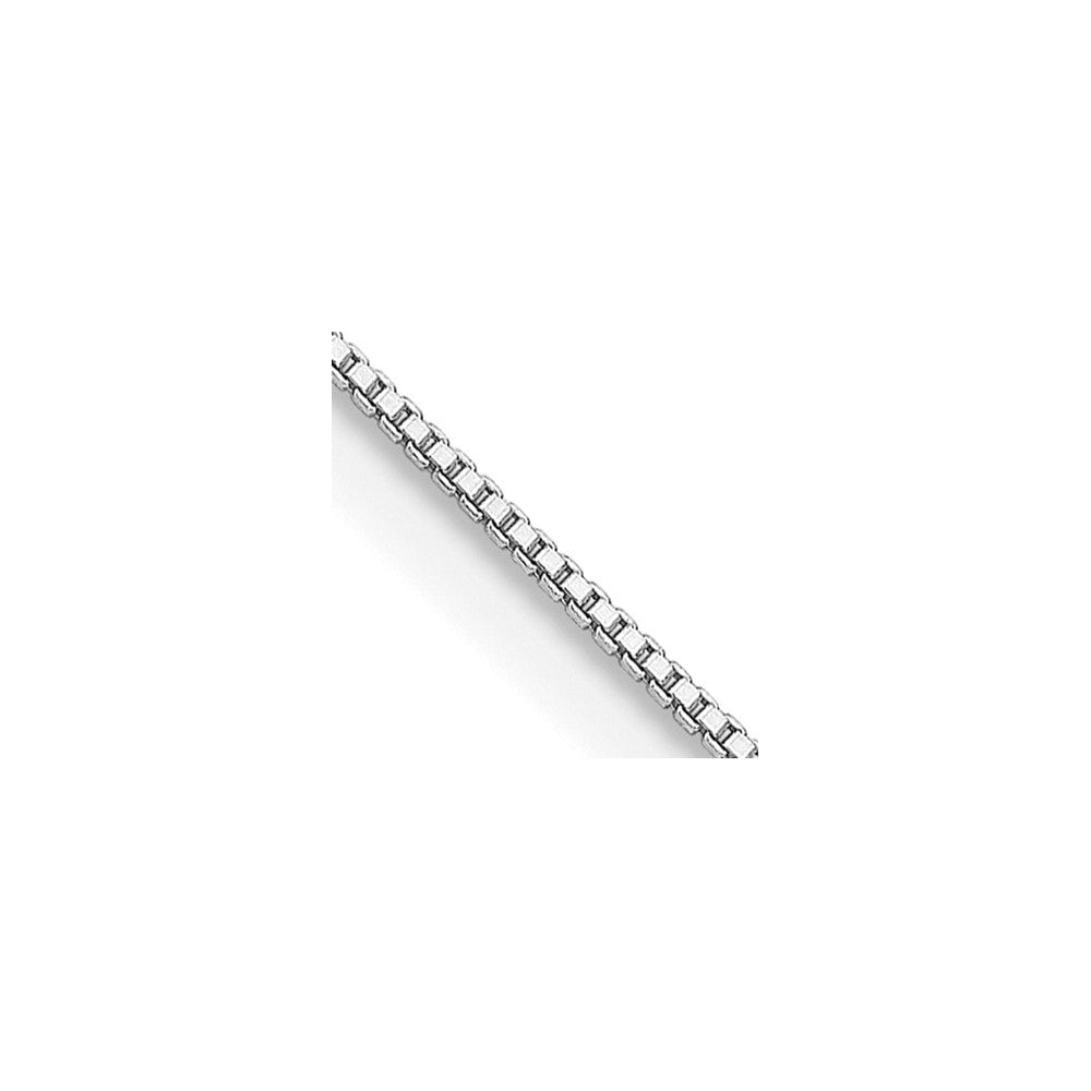 FJC Finejewelers 925 Sterling Silver Rhodium Plated Box Chain 26 Inches x 0.8 mm