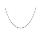 FJC Finejewelers 925 Sterling Silver Rhodium Plated Box Chain 26 Inches x 0.8 mm
