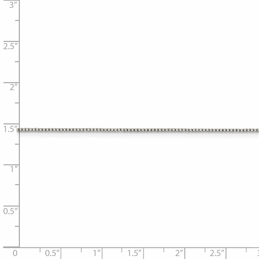 FJC Finejewelers 925 Sterling Silver Box Chain 14 Inches x 0.9 mm