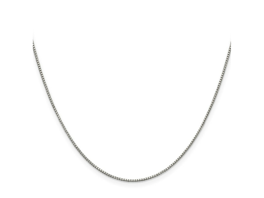 FJC Finejewelers 925 Sterling Silver Box Chain 30 Inches x 0.9 mm