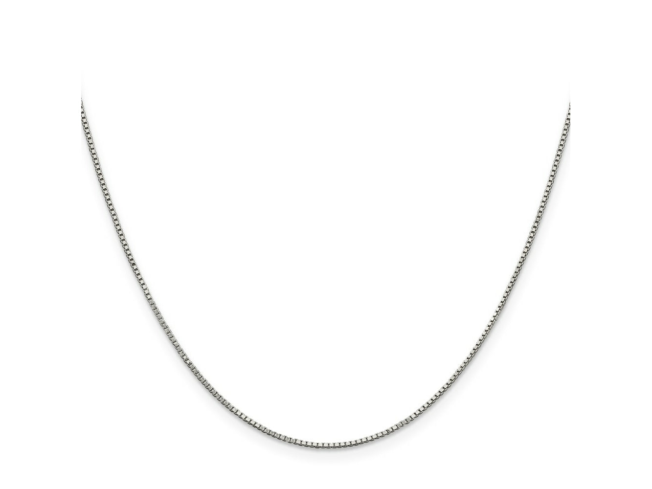 FJC Finejewelers 925 Sterling Silver Box Chain 30 Inches x 0.9 mm